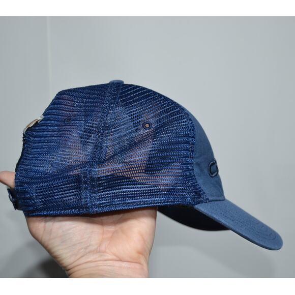 Carhartt High Profile 100% Cotton Dunmore Moisture Wicking Blue Hat - Picture 2 of 9